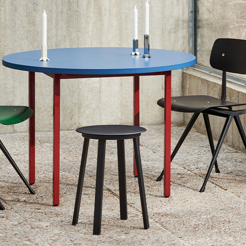 Modern Round Top Dinette Table Metal Base Dining Table for Coffee Shop