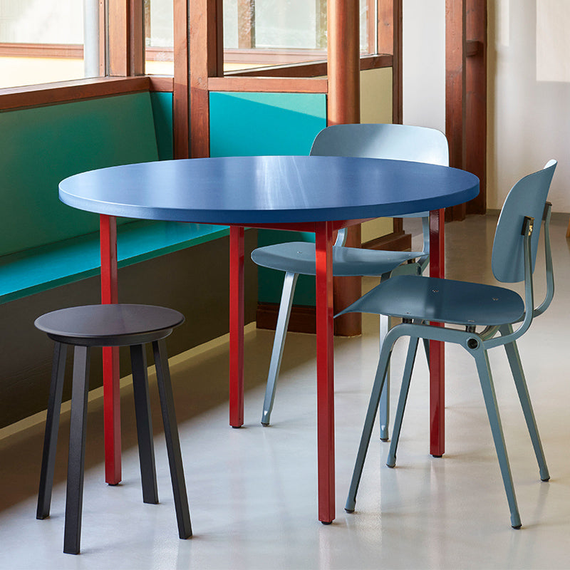 Modern Round Top Dinette Table Metal Base Dining Table for Coffee Shop