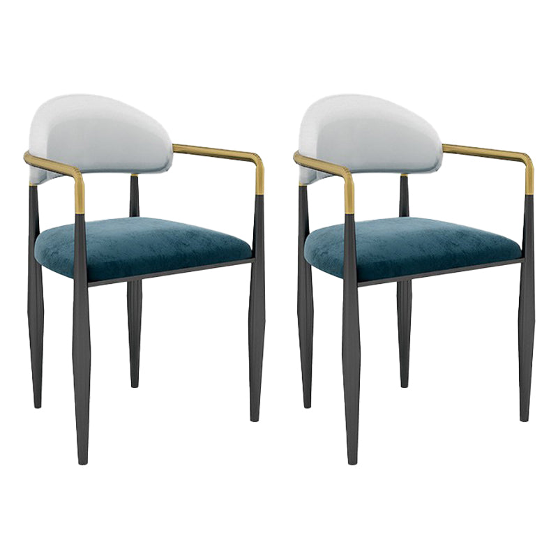 Scandinavian Home Velvet Counter Stool Matte Finish Footrest Stool