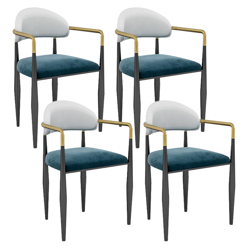 Scandinavian Home Velvet Counter Stool Matte Finish Footrest Stool