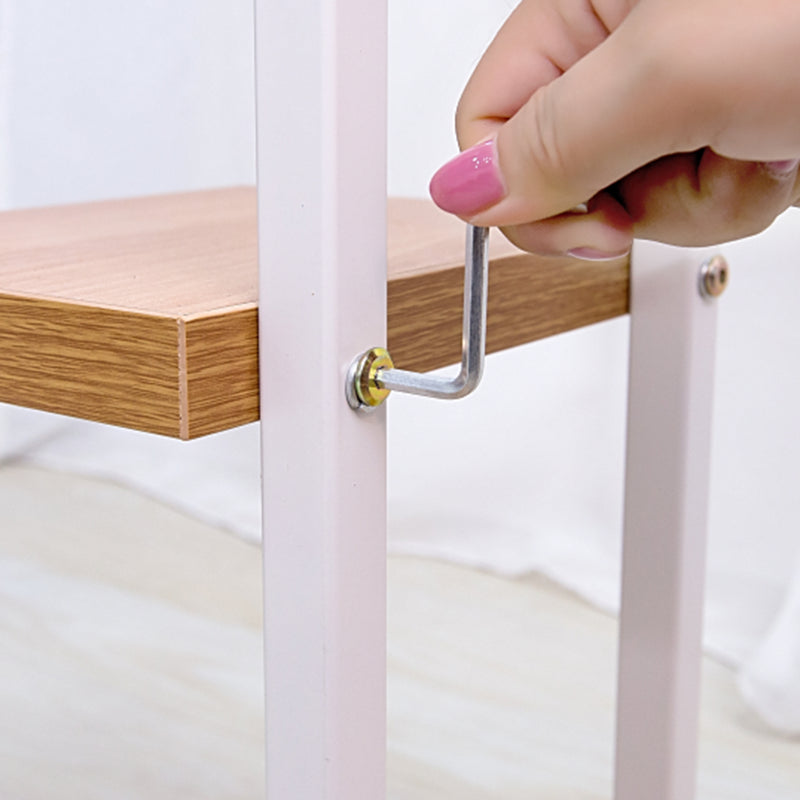 Modern Style Wooden Bookshelf Vertical Shelf Bookcase for Home