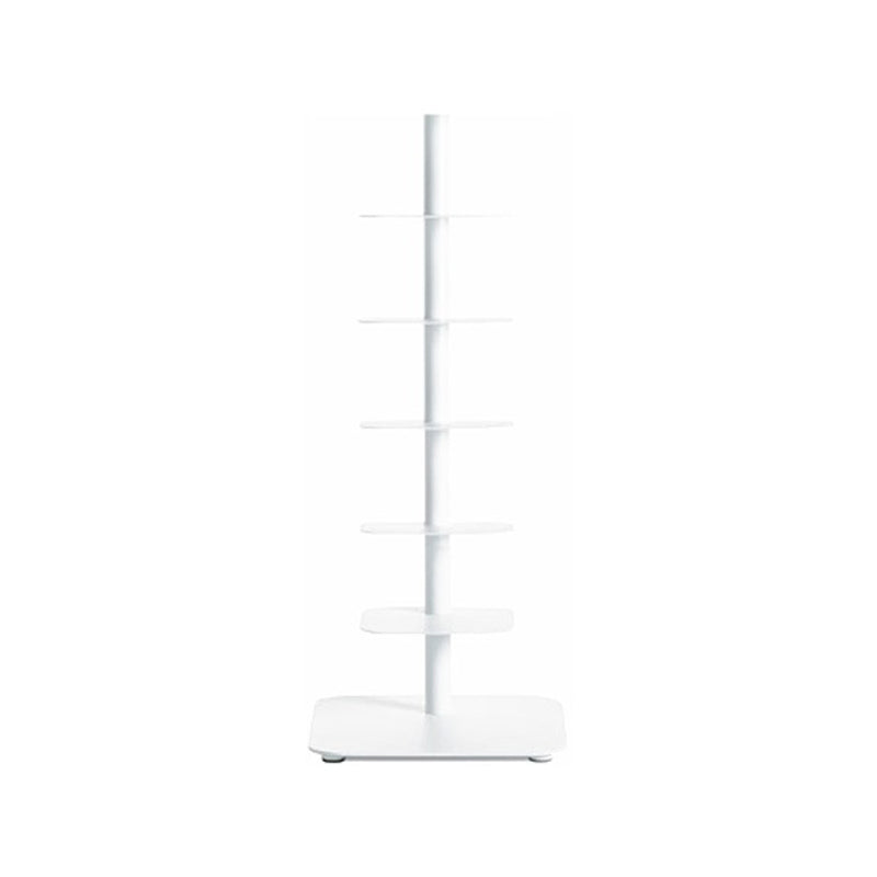 Metal Geometric Bookcase Scandinavian Style Open Back Bookshelf