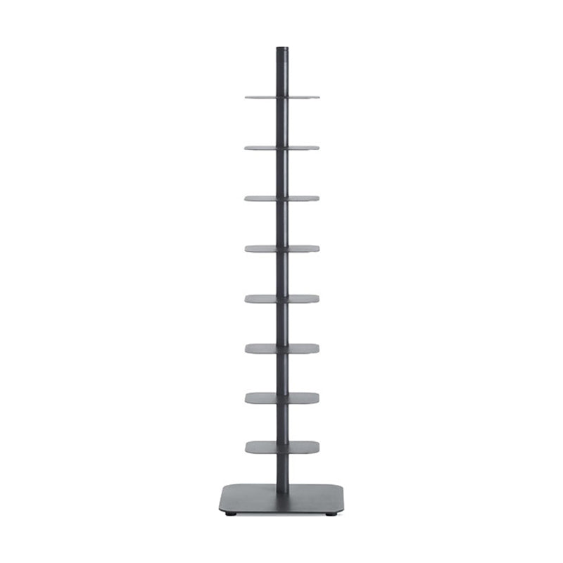 Metal Geometric Bookcase Scandinavian Style Open Back Bookshelf