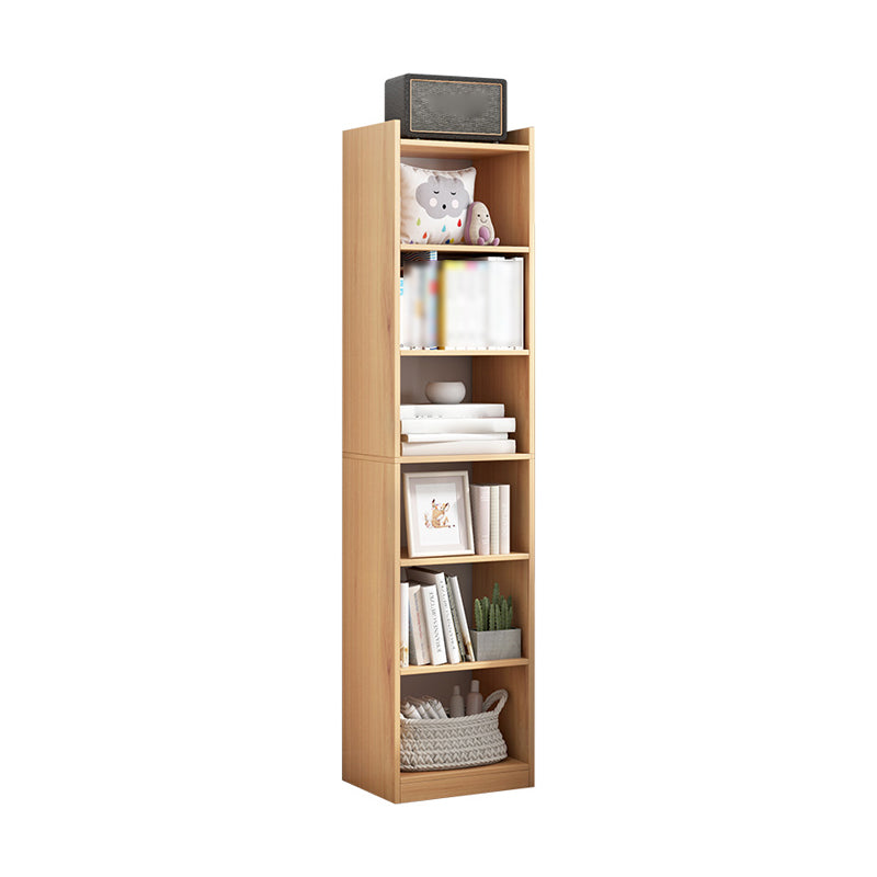 Manufactured Wood Scandinavian Bookshelf Vertical Bookcase for Home