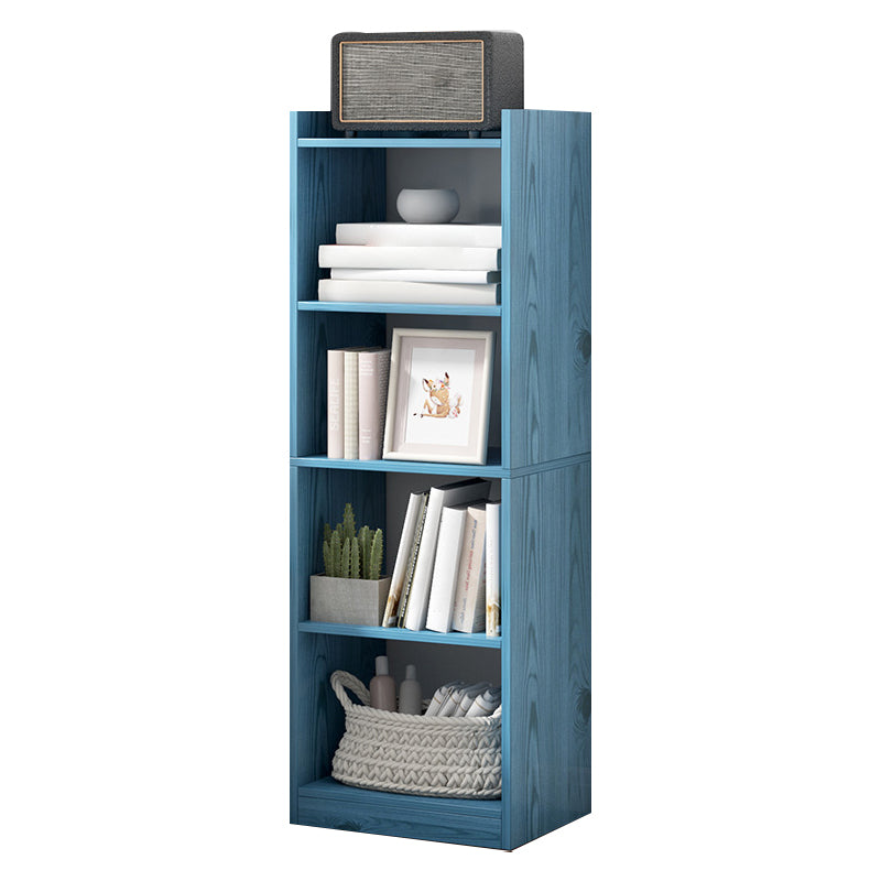 Manufactured Wood Scandinavian Bookshelf Vertical Bookcase for Home