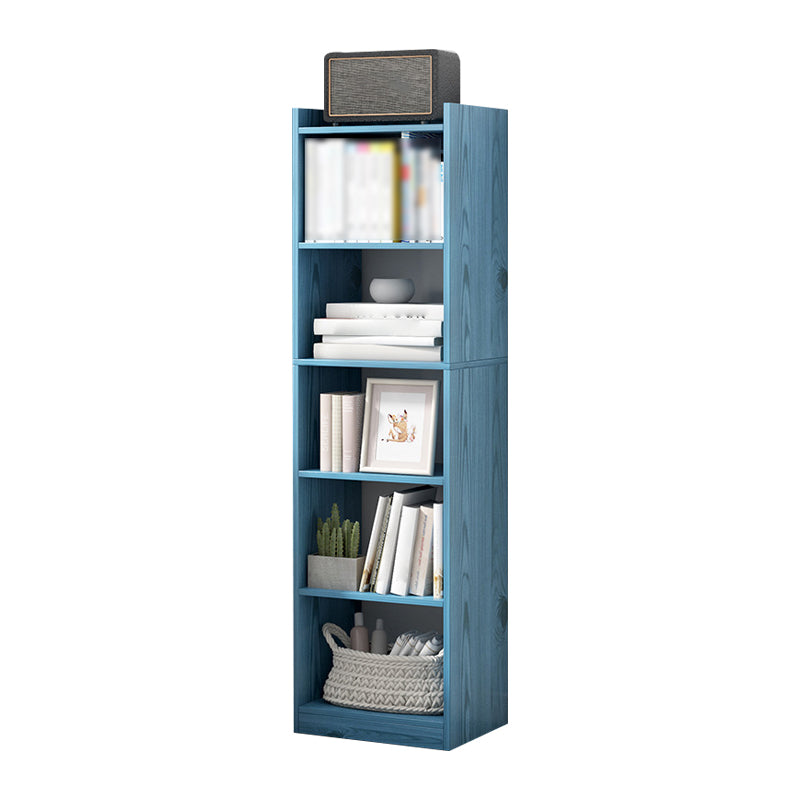 Manufactured Wood Scandinavian Bookshelf Vertical Bookcase for Home