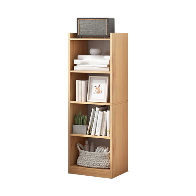 Manufactured Wood Scandinavian Bookshelf Vertical Bookcase for Home