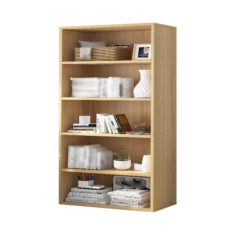 Manufactured Wood Scandinavian Bookshelf Vertical Bookcase for Home