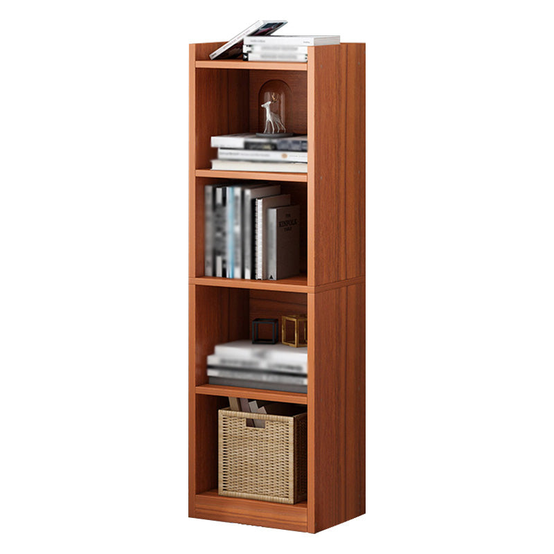 Wood Bookshelf Scandinavian Style Bookcase for Home Office and Study Room