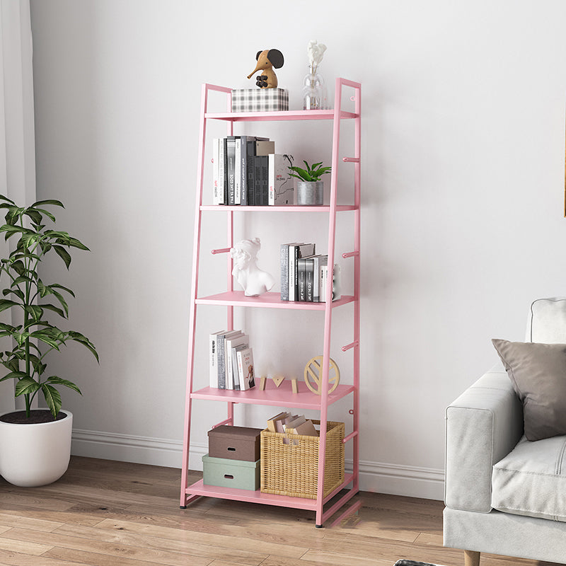 55.51"H Bookshelf Scandinavian Style Open Back Bookcase for Home Office