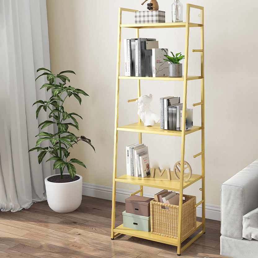 55.51"H Bookshelf Scandinavian Style Open Back Bookcase for Home Office