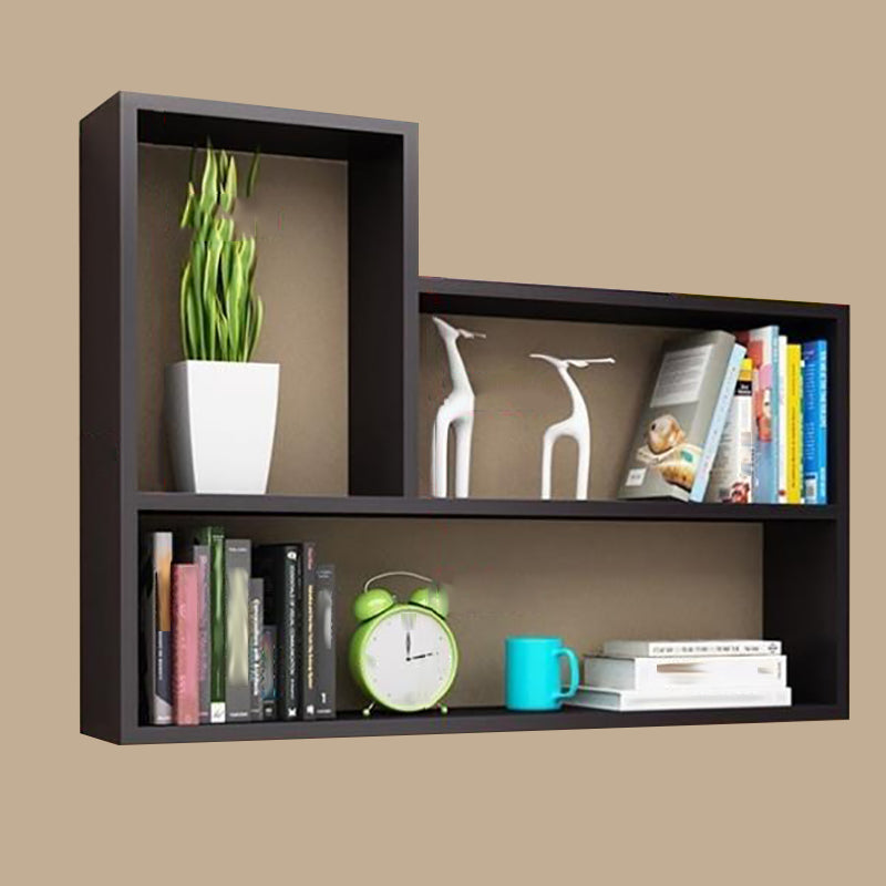 Wall Mounted Bookshelf Scandinavian Style Bookcase for Study Room and Office