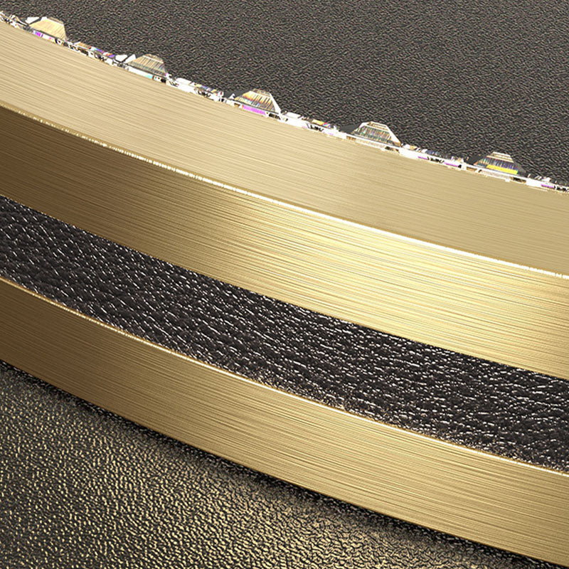 Postmodern Oblong LED Island Lighting Metallic Dining Room Suspension Lamp