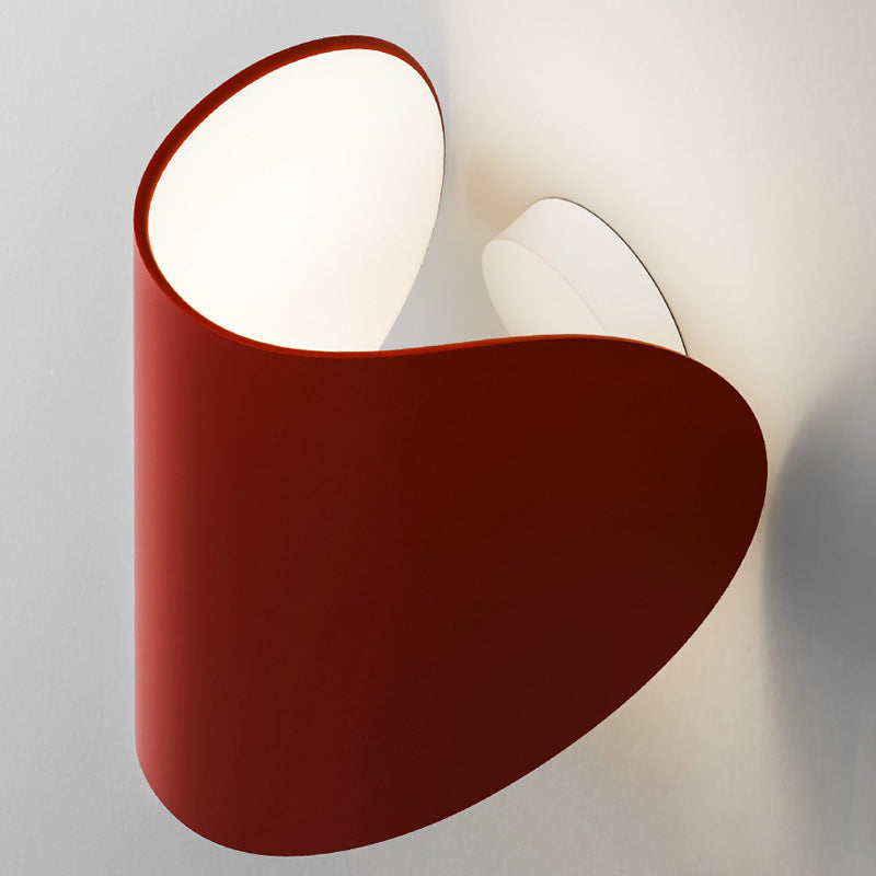 Modern Colorful Wall Mount Lighting Minimalist Metallic LED Wall Sconce