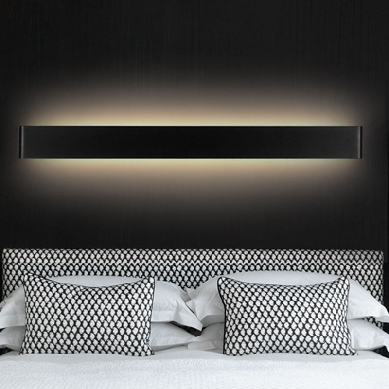 1-Light Wall Mount Light Modern Style LED Wall Sconce Light with Acrylic Shade