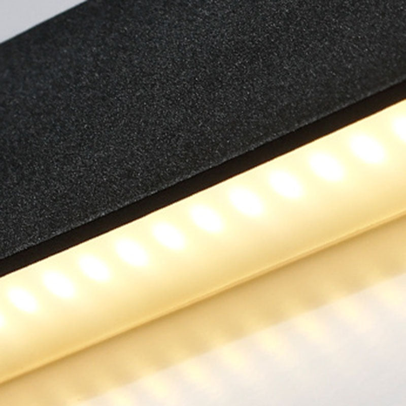 1-Light Wall Mount Light Modern Style LED Wall Sconce Light with Acrylic Shade