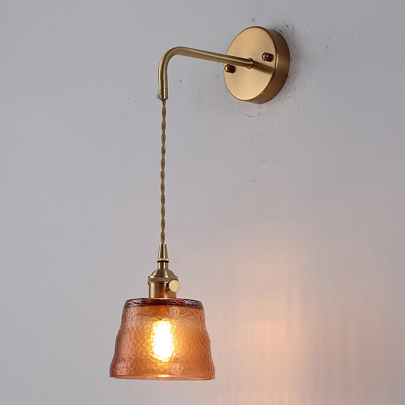 1 lumières murales géométriques légères idées d'éclairage mural en verre de style industriel