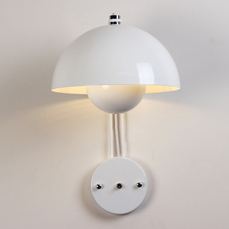 Metal Round Shape Wall Mount Lighting Nordic Macaroon 1-Light Wall Mounted Light Fixture