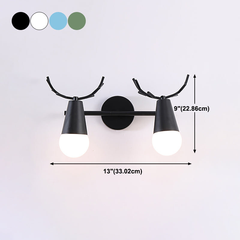 Luci da parete geometriche multi -luci lampade a parete in metallo moderno