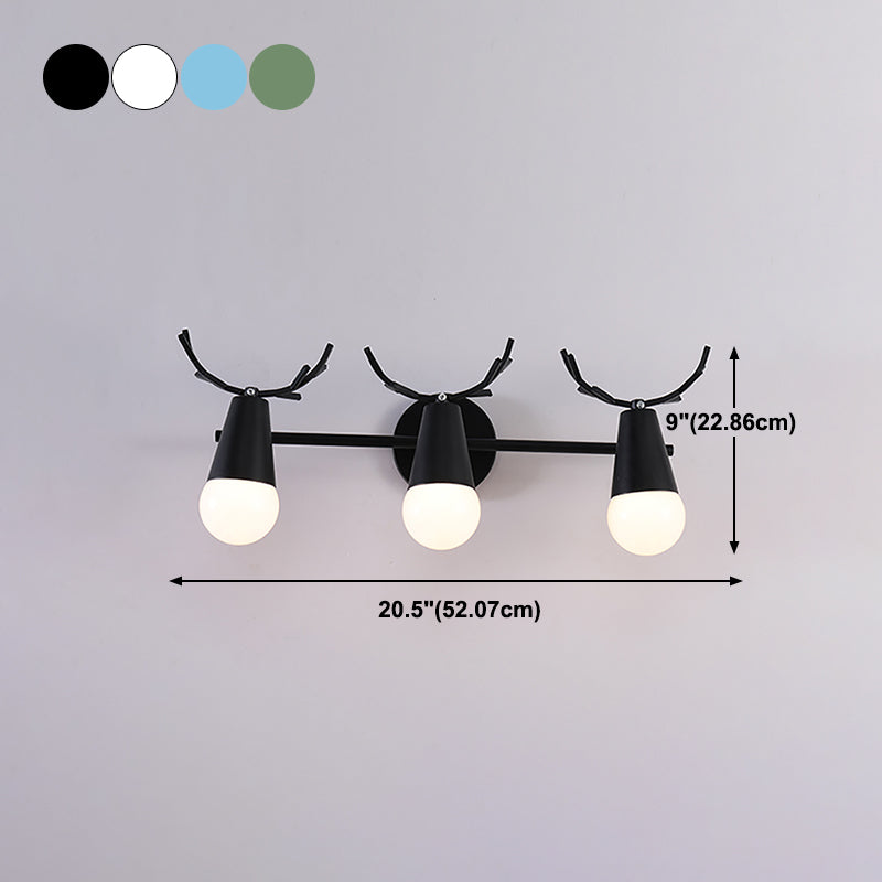 Luci da parete geometriche multi -luci lampade a parete in metallo moderno