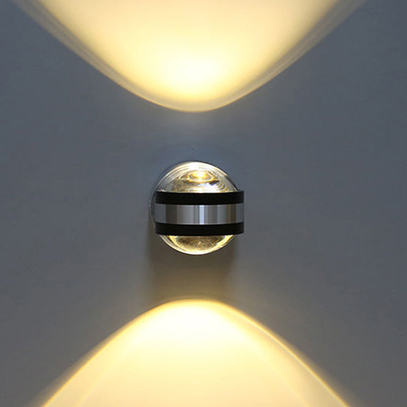 Contemporary Style Geometric Wall Mounted Lamps Metal Multi Lights Wall Lighting