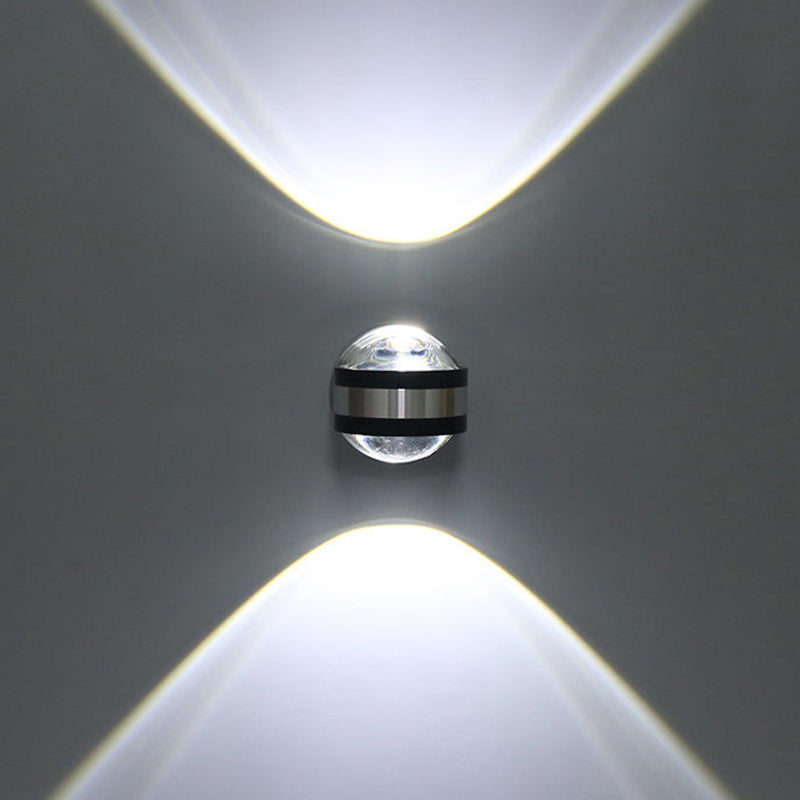 Contemporary Style Geometric Wall Mounted Lamps Metal Multi Lights Wall Lighting