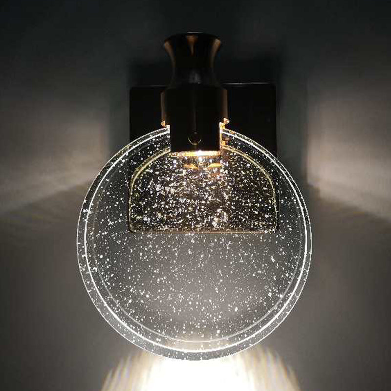 Lampade a parete rotonda in stile contemporaneo Crystal 1 illuminazione da parete
