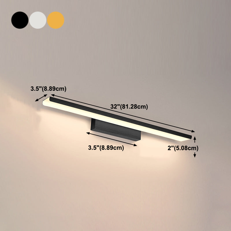 Striscia in stile postmoderno Striscia Accensione murale Metal 1 Prononi con pareti leggeri per bagno