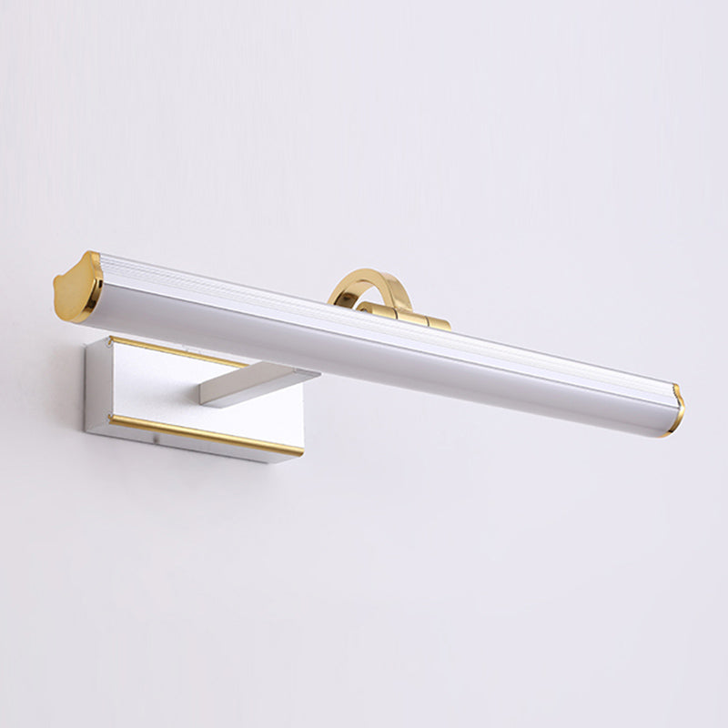 Éclairage mural de forme linéaire de style moderne 1 appliques murales légères pour salle de douche