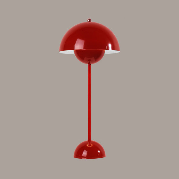 1 lampes de table de nuit à dôme léger lampe de table en métal de style moderne