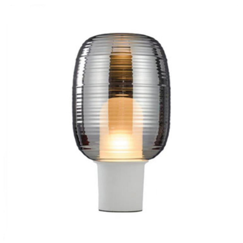 Geometric Night Table Lamps Modern Style Glass 1 Light Table Light