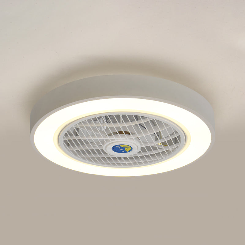 Lámpara de montaje de lavado de led redondo lámpara de ventilador de metal moderno accesorio de luz semi descarga