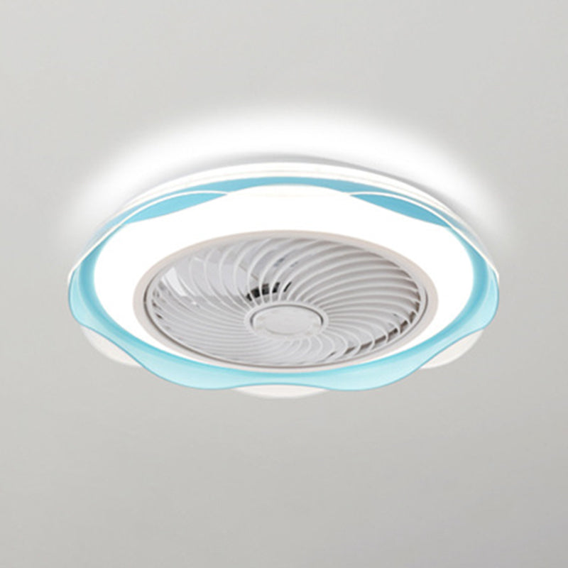 Lámpara de montaje de lavado de led redondo lámpara de ventilador de metal moderno accesorio de luz semi descarga