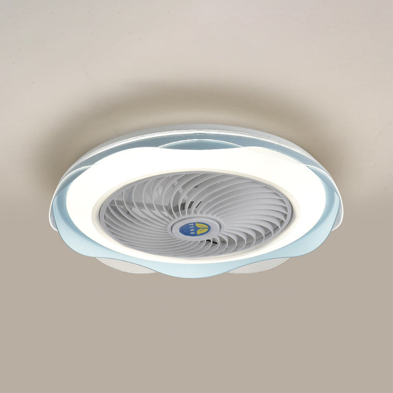 Lámpara de montaje de lavado de led redondo lámpara de ventilador de metal moderno accesorio de luz semi descarga