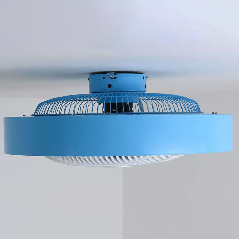 Lámpara de montaje de lavado de led redondo lámpara de ventilador de metal moderno accesorio de luz semi descarga