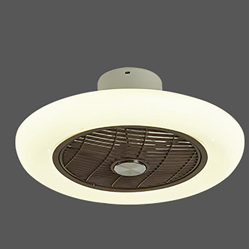 Plafonnage simple de plafond moderne Forme de lampe à lampe à LED Van de ventilateur de plafond pour le salon