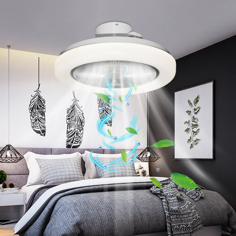 Plafonnage simple de plafond moderne Forme de lampe à lampe à LED Van de ventilateur de plafond pour le salon