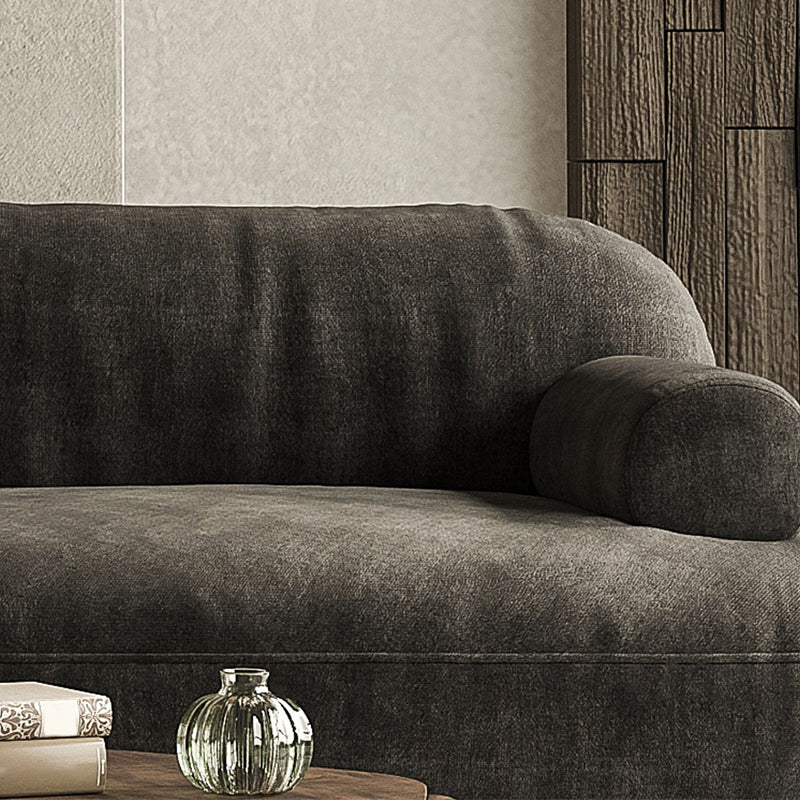 Modern Custom Sofa 39"W Loose Back Couch with Recessed Arm for Living Room