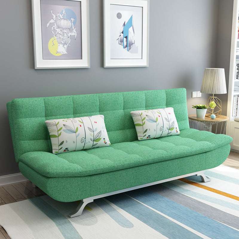 74.80" L √ó 33.46" W √ó 35.43" H Biscuit Back Couch Armless Sofa with Hair Pin Legs