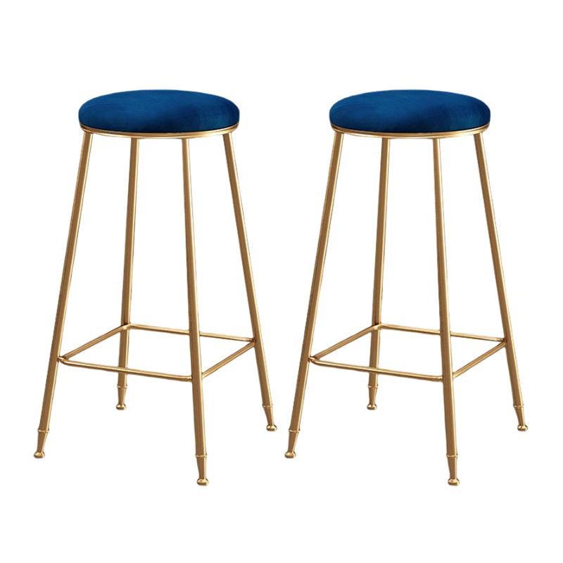 Minimalist Design Stackable Stools for Home Use Backless Barstool with Cushion