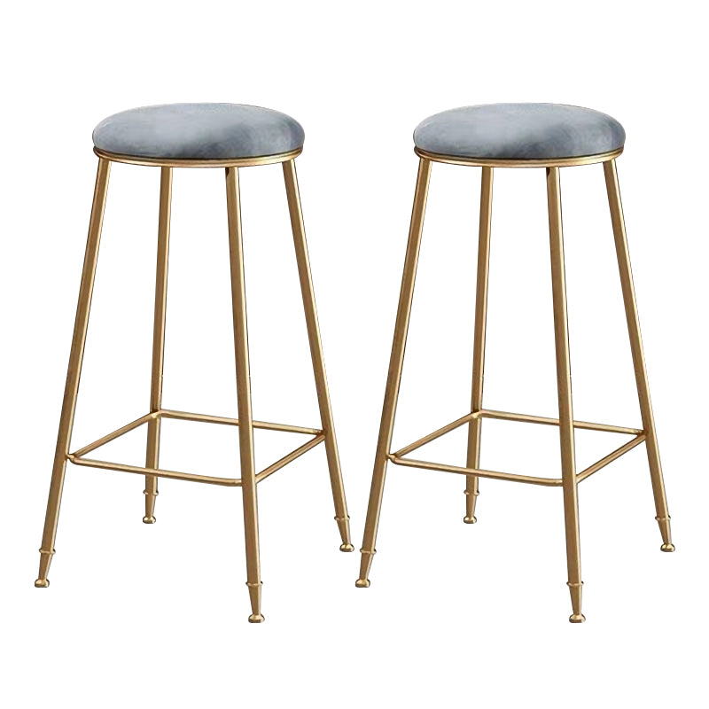 Minimalist Design Stackable Stools for Home Use Backless Barstool with Cushion