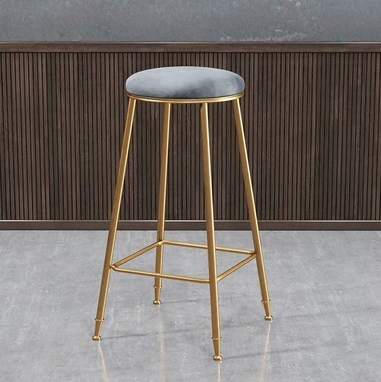 Minimalist Design Stackable Stools for Home Use Backless Barstool with Cushion