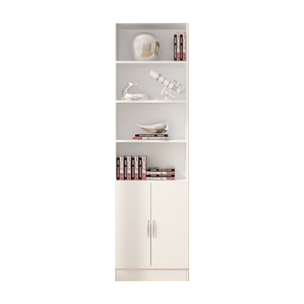 Scandinavian Manufactured Wood Standard Bookshelf Vertical Closed Back Bookcase