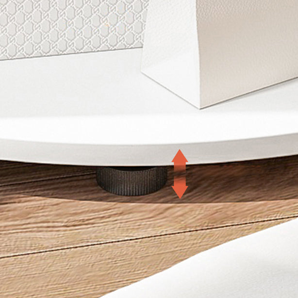 Scandinavian Open Corner Bookshelf with Iron Frame Manufactured Wood Bookcase