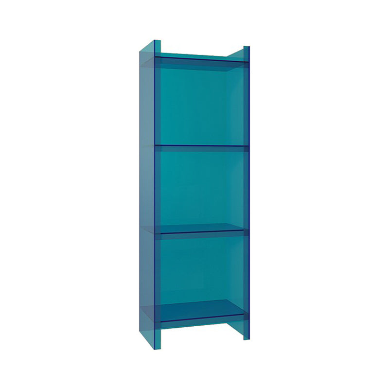 Closed Back Bookcase Scandinavian Style Bookshelf for Home Office Study Room