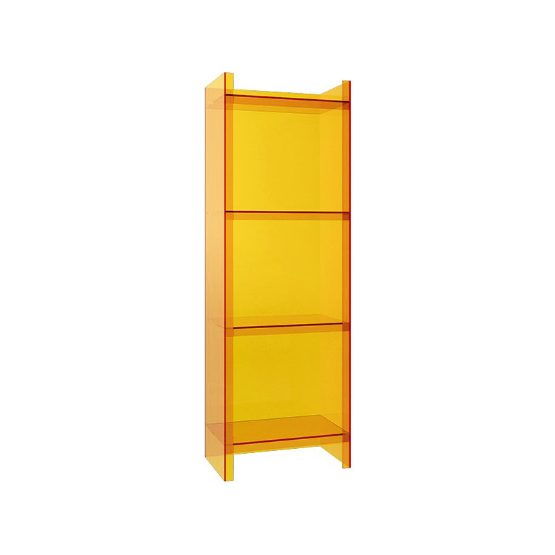 Closed Back Bookcase Scandinavian Style Bookshelf for Home Office Study Room