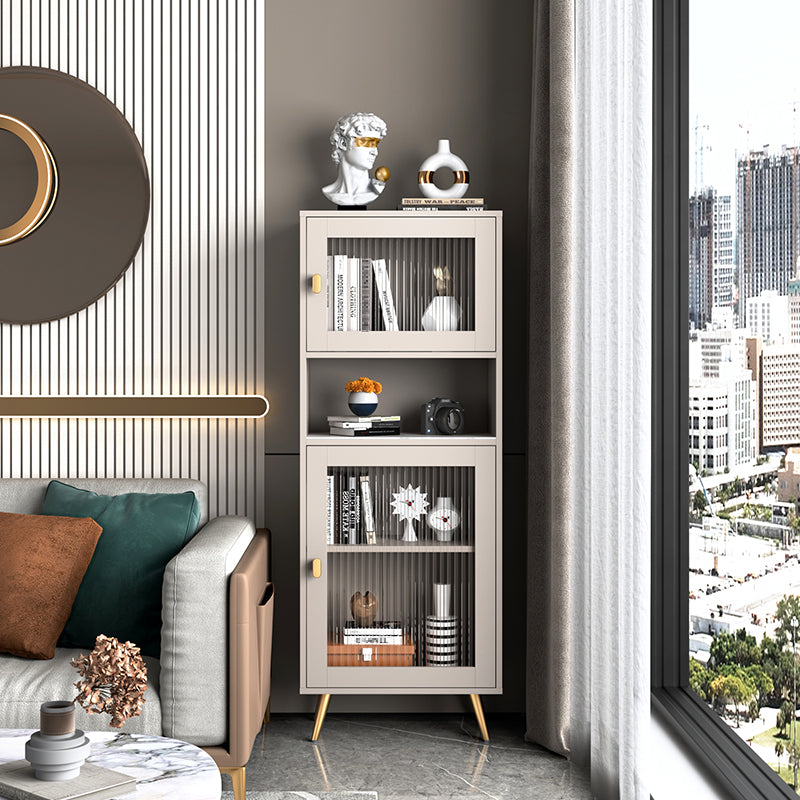 Engineered Wood Standard Bookcase Modern Closed Back Bookshelf for Home
