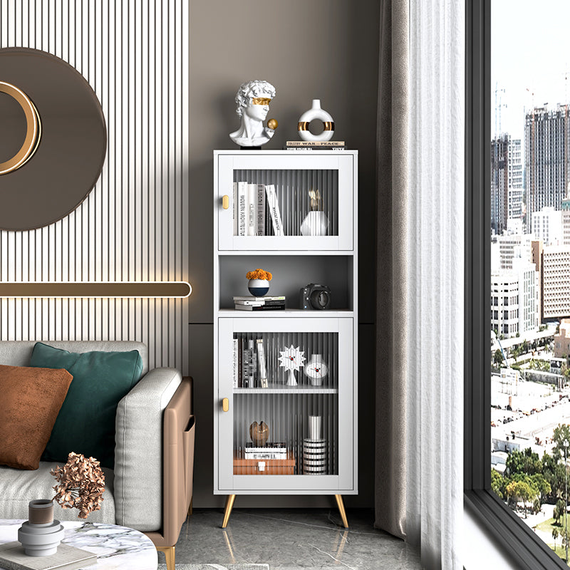 Engineered Wood Standard Bookcase Modern Closed Back Bookshelf for Home