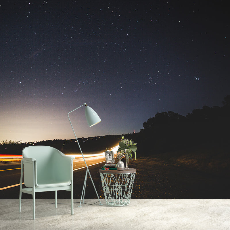 Traffic Photography Mural Wallpaper Decorative Bedroom Wall Mural