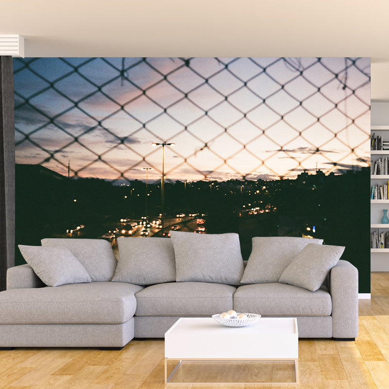 Photography Stain Resistant Wall Mural Wallpaper Traffic Sitting Room Wall Mural
